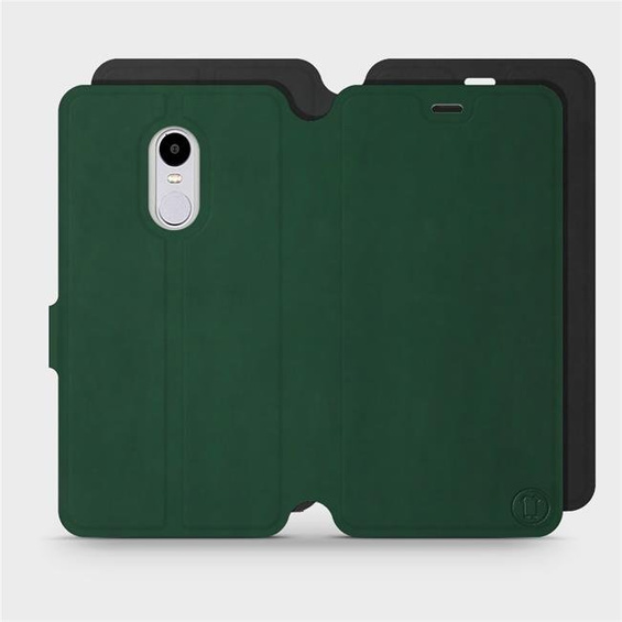 Hülle für Xiaomi Redmi Note 4 - Farbe Grün mit Schwarz