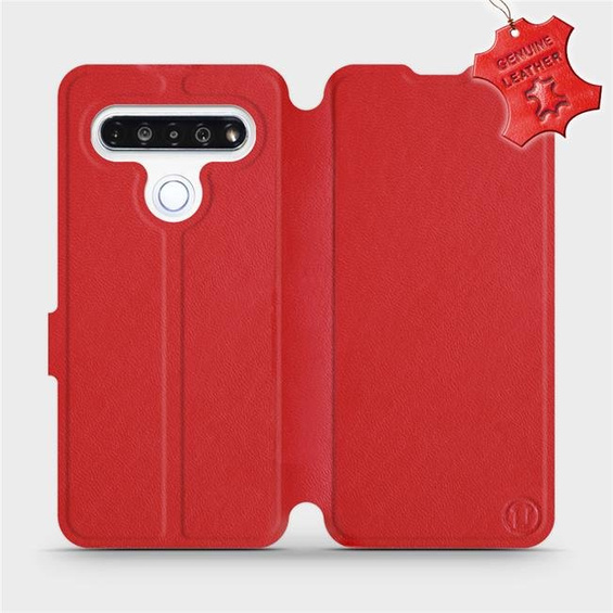 Hülle für LG K61 - Farbe Red Leather