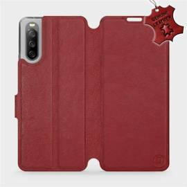 Hülle für Sony Xperia 10 III - Farbe Dark Red Leather