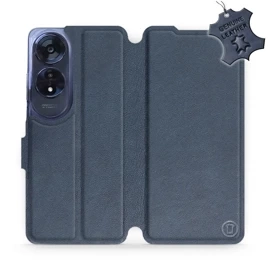 Hülle für OPPO A60 - Farbe Blue Leather