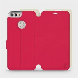 Hülle für Huawei P Smart - Farbe Rot mit Platin