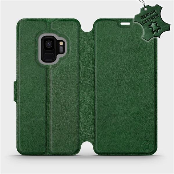 Hülle für Samsung Galaxy S9 - Farbe Green Leather