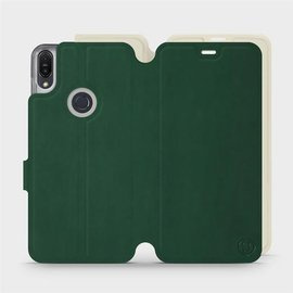 Hülle für Asus Zenfone Max Pro M1 ZB602KL - Farbe Grün mit Platin