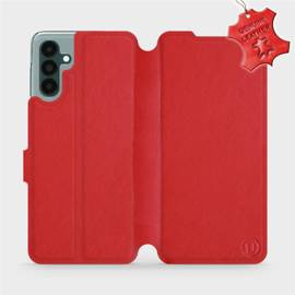 Hülle für Samsung Galaxy A04S - Farbe Red Leather