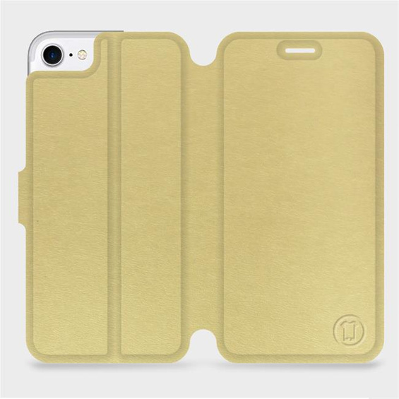 Hülle für Apple iPhone SE 2022 - Farbe Gold&Orange
