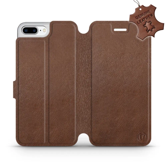 Hülle für Apple iPhone 8 Plus - Farbe Brown Leather