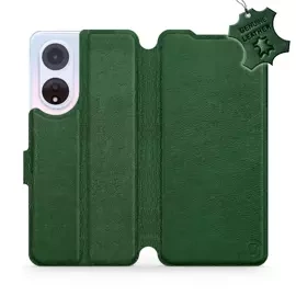 Hülle für OPPO A98 5G - Farbe Green Leather