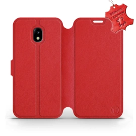 Hülle für Samsung Galaxy J3 2017 - Farbe Red Leather