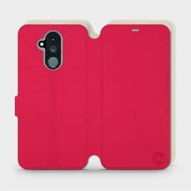 Hülle für Huawei Mate 20 Lite - Farbe Rot mit Platin