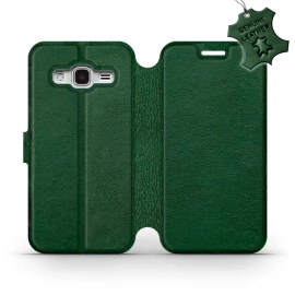 Hülle für Samsung Galaxy J3 2016 - Farbe Green Leather