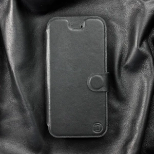 Hülle für Motorola Edge 40 Neo - Farbe Black Leather