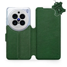 Hülle für Vivo X200 Pro 5G - Farbe Green Leather