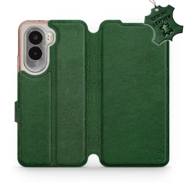 Hülle für Xiaomi POCO M7 - Farbe Green Leather