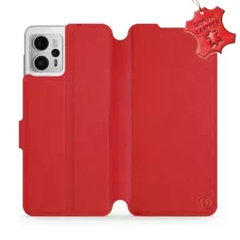Hülle für Motorola Moto G23 - Farbe Red Leather