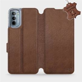 Hülle für Motorola Moto G31 - Farbe Brown Leather