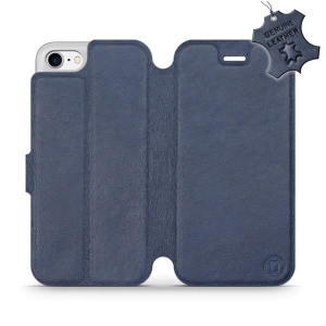 Hülle für Apple iPhone 7 - Farbe Blue Leather