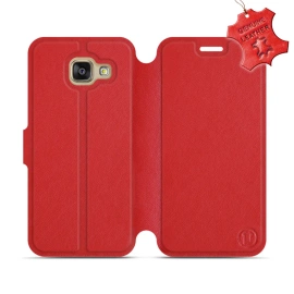 Hülle für Samsung Galaxy A3 2016 - Farbe Red Leather