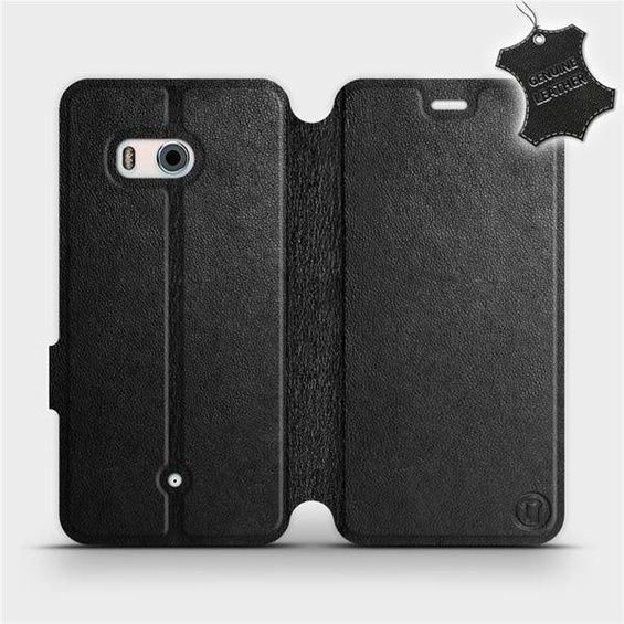 Hülle für HTC U11 - Farbe Black Leather