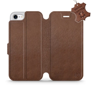 Hülle für Apple iPhone 7 - Farbe Brown Leather