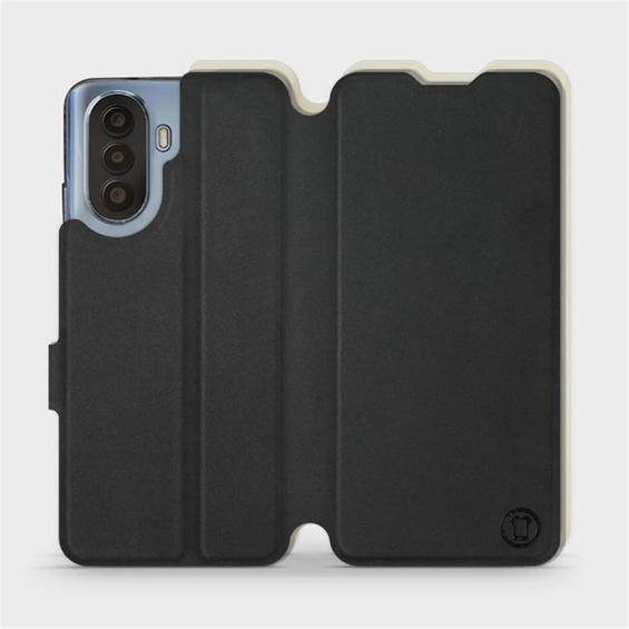 Hülle für Huawei Nova Y70 - Farbe Schwarz mit Platin