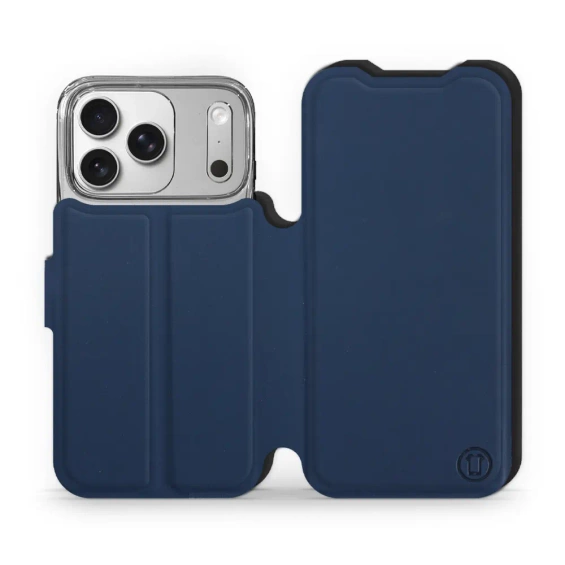 Hülle für Apple iPhone 17 Pro - Farbe Marine mit Schwarz
