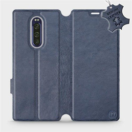 Hülle für Sony Xperia 1 - Farbe Blue Leather