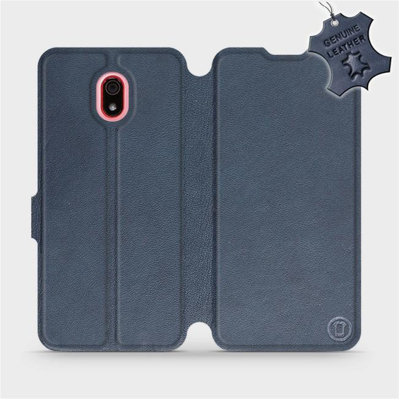 Hülle für Xiaomi Redmi 8A - Farbe Blue Leather