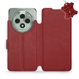 Hülle für OPPO Reno12 F 5G - Farbe Dark Red Leather