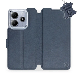 Hülle für Xiaomi Redmi Note 14 5G - Farbe Blue Leather