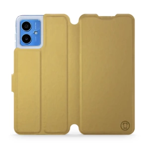 Hülle für Motorola Moto G14 - Farbe Gold&Orange