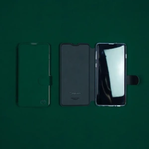 Hülle für Xiaomi Redmi 13C - Farbe Grün mit Schwarz