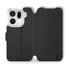 Hülle für OPPO Find X9 pro - Farbe Schwarz mit Platin