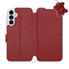 Hülle für Samsung Galaxy A25 5G - Farbe Dark Red Leather