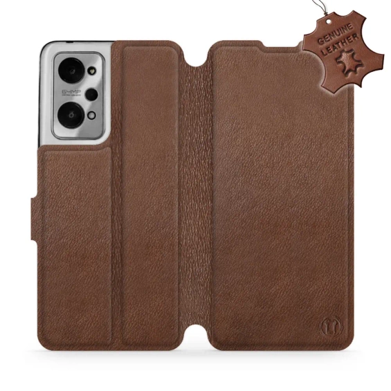 Hülle für Realme GT 2 - Farbe Brown Leather