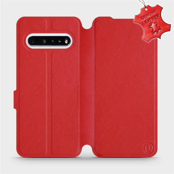Hülle für LG V60 ThinQ 5G - Farbe Red Leather
