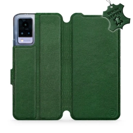 Hülle für Vivo V21 5G - Farbe Green Leather