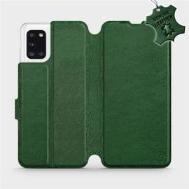 Hülle für Samsung Galaxy A31 - Farbe Green Leather