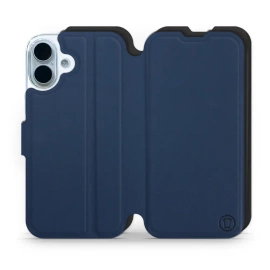 Hülle für Apple iPhone 17 - Farbe Marine mit Schwarz