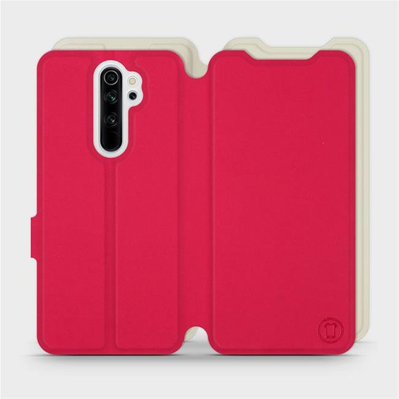 Hülle für Xiaomi Redmi Note 8 Pro - Farbe Rot mit Platin