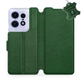 Hülle für Motorola Edge 50 Pro - Farbe Green Leather