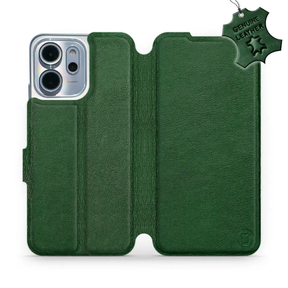 Hülle für OPPO Reno 14 FS 5G - Farbe Green Leather