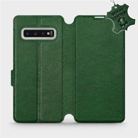 Hülle für Samsung Galaxy S10 - Farbe Green Leather