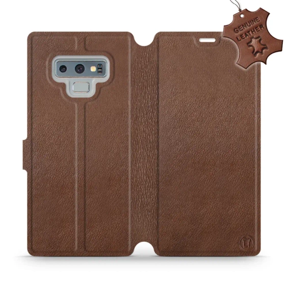 Hülle für Samsung Galaxy Note 9 - Farbe Brown Leather