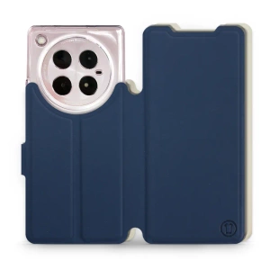 Hülle für Infinix ZERO 40 5G - Farbe Marineblau mit Platin