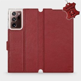 Hülle für Samsung Galaxy Note 20 Ultra - Farbe Dark Red Leather