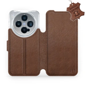 Hülle für Vivo X300 - Farbe Brown Leather