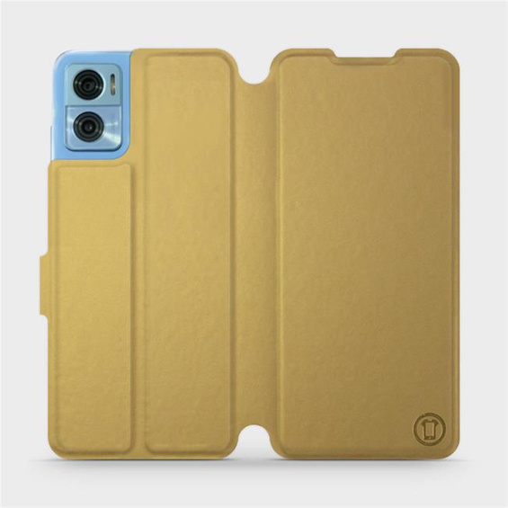 Hülle für Motorola Moto E22 - Farbe Gold&Gray