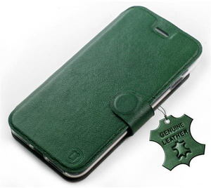 Hülle für Xiaomi Redmi 6 - Farbe Green Leather