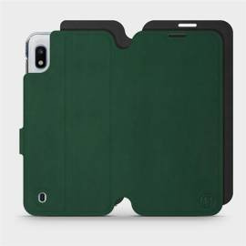 Hülle für Samsung Galaxy A10 - Farbe Grün mit Schwarz