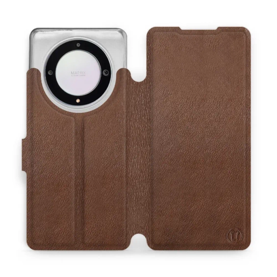 Hülle für Huawei Honor Magic5 Lite 5G - Farbe Brown Leather